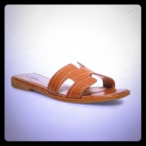 Steve Madden Haydn Cognac Sandals